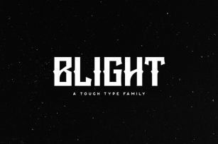 Blight Typeface Font Download