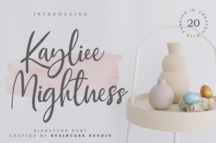 Kayliee Mightness Font Download
