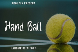 Hand Ball Font Download