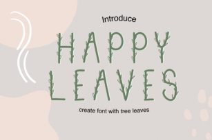Happy Leaves Font Download