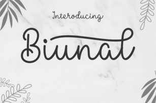 Biunal Font Download