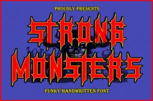 Strong Monsters Font Download