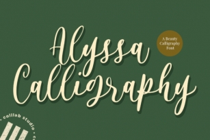 Alyssa Calligraphy Font Download