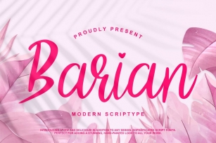 Barian Modern Scriptype Font Download