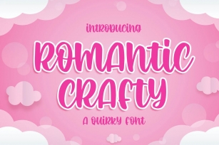 Romantic Crafty - a Quirky Font Font Download