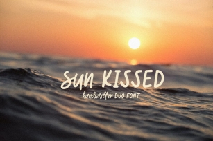 Sun Kissed - Handwritten Duo Font Font Download
