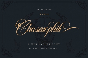 Chasmophile Decorative Script Font Download