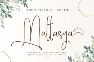 Mattasya - Best Font Font Download