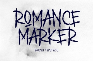 ROMANCE MARKER Font Download