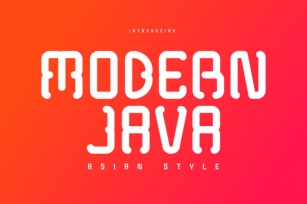 Modern Java Font Download