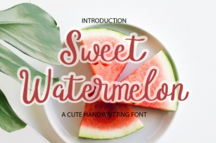 Sweet Watermelon Font Download