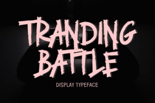 Tranding Battle Font Download