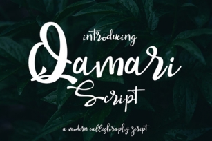 Qamari Script Font Download