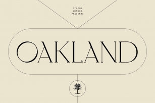 Oakland - Decorative Display Serif Font Download