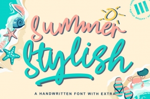 Summer Stylish - A Handwritten Font with Extra Font Download