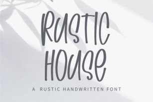 Rustic House Font Download