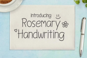 Rosemary Handwriting Font Download