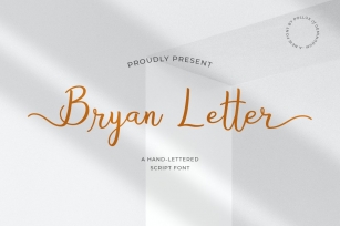 Bryan Letter - Hand-Lettered Script Font Font Download