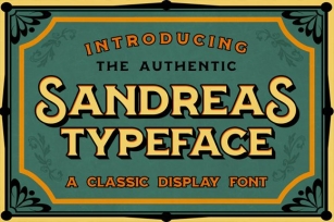 Sandreas Font Download