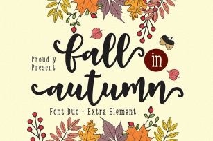 Fall In Autumn Font Download