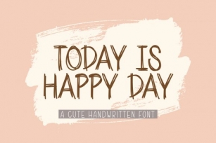 Today is Happy Day Font Download