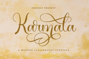 Karmala Font - Modern Calligraphy Font Download