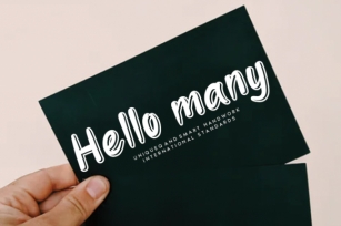 Hello Many Font Download