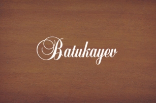 Batukayev Font Download