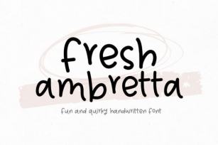 Fresh Ambretta Font Download