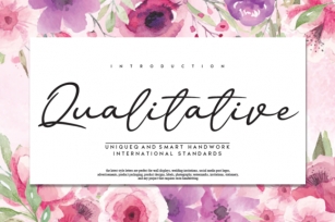 Qualitative Font Download