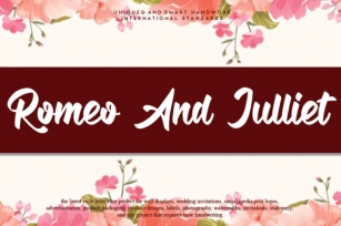 Romeo and Julliet Font Download