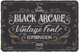 Black Arcade Font Download