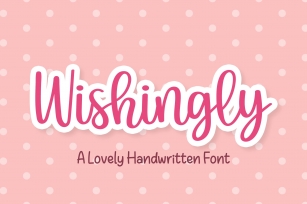 Wishingly - Lovely Handwritten Font Download