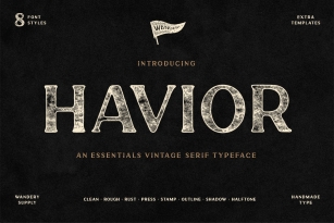 Havior Vintage Serif Font Download