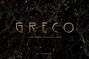 Greco - An Artdeco inspired sans Font Download