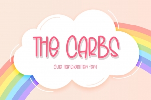 The Carbs Cute Handwritten Font Font Download