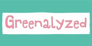 Greenazlyed Font Download