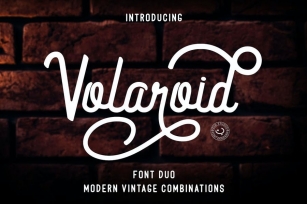 Volaroid - Font Duo Font Download