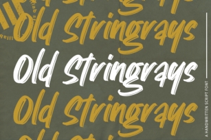 Old Stringrays Font Download