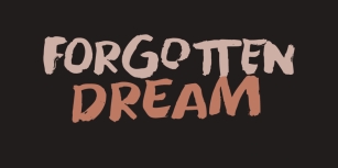 Forgotten Dream Font Download