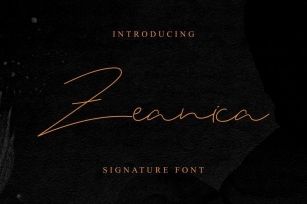 Zeanica Font Download