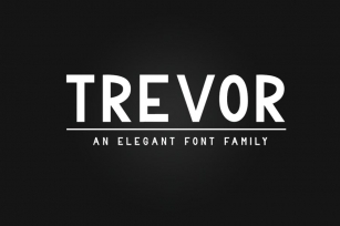 Trevor - Elegant Sans Serif Family Font Font Download