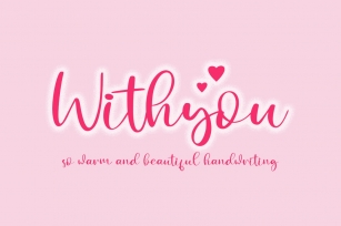 Withyou so Warm and Beautiful Handwriting Font Download