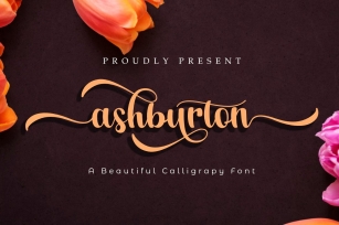 Ashburton | A Calligraphy Font Font Download