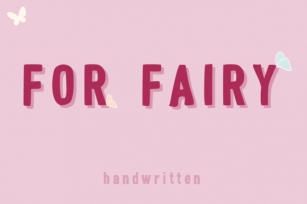 For Fairy Font Download