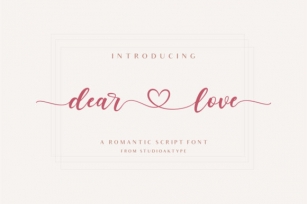 Dear Love Font Download