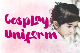 Cosplay Uniform Font Download