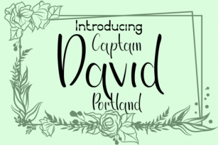 Captain David Portland Font Download