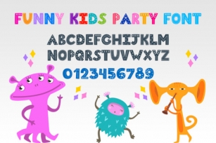 Funny Kids Party Font Download