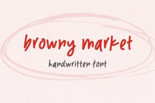 Browny Market Font Download